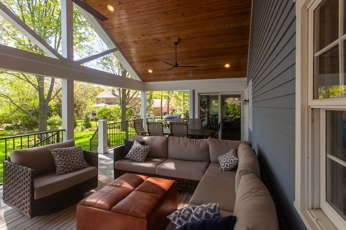 Cozy & Inviting Montgomery Covered Porch