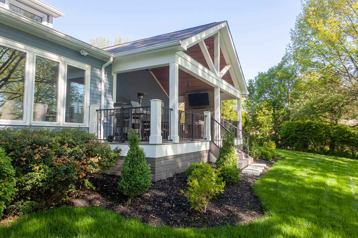 Cozy & Inviting Montgomery Covered Porch