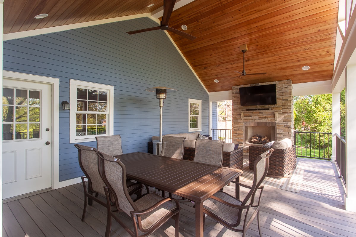 Cozy & Inviting Montgomery Covered Porch