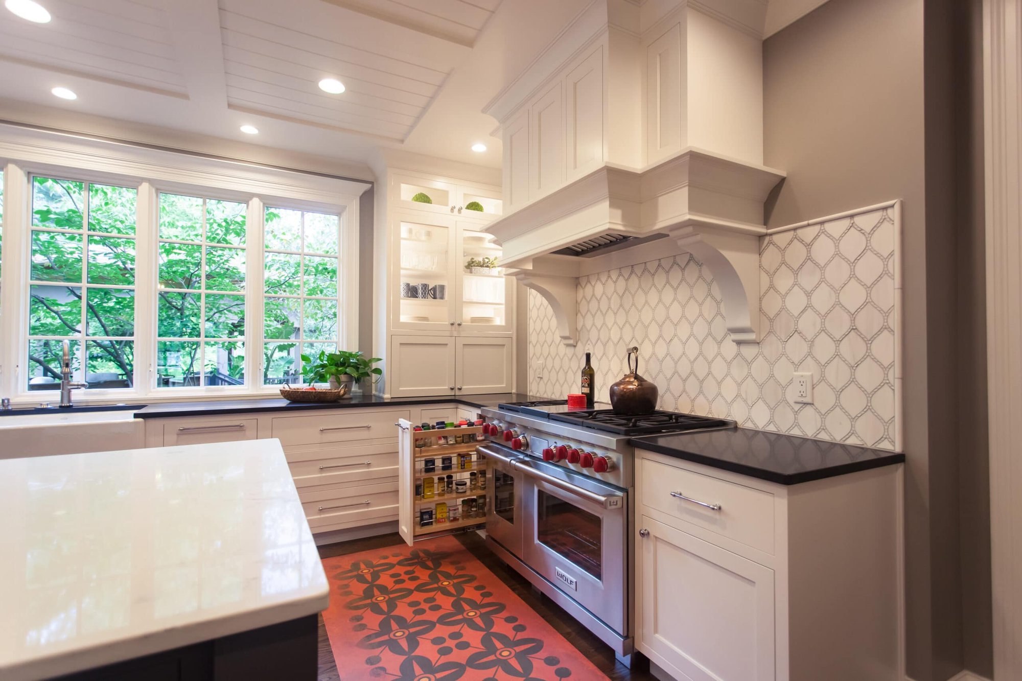 Montgomery, OH kitchen remodel with mosaic backsplash by Legacy Builders Group