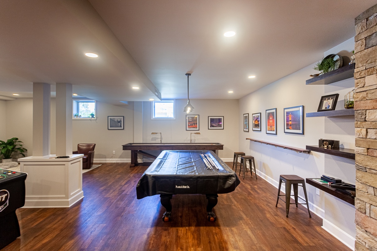 An Anderson Family-Friendly Basement Transformation