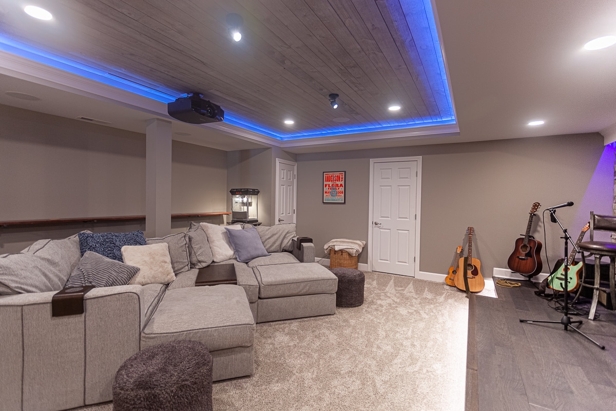 An Anderson Family-Friendly Basement Transformation