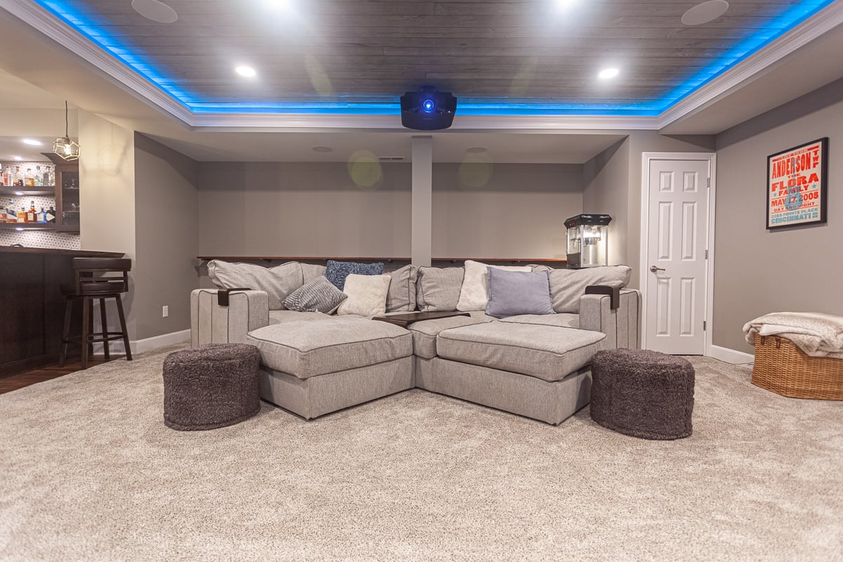 An Anderson Family-Friendly Basement Transformation