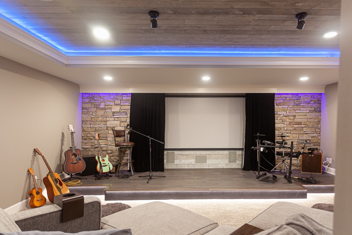 An Anderson Family-Friendly Basement Transformation