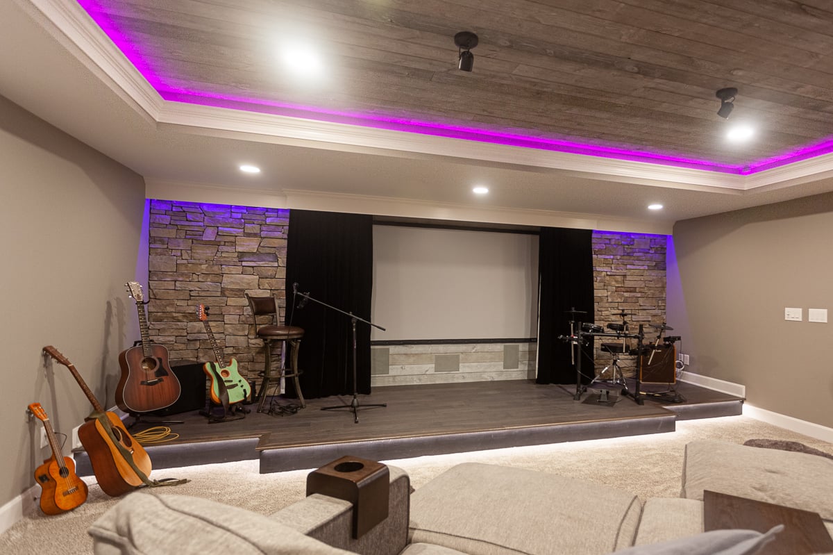 An Anderson Family-Friendly Basement Transformation