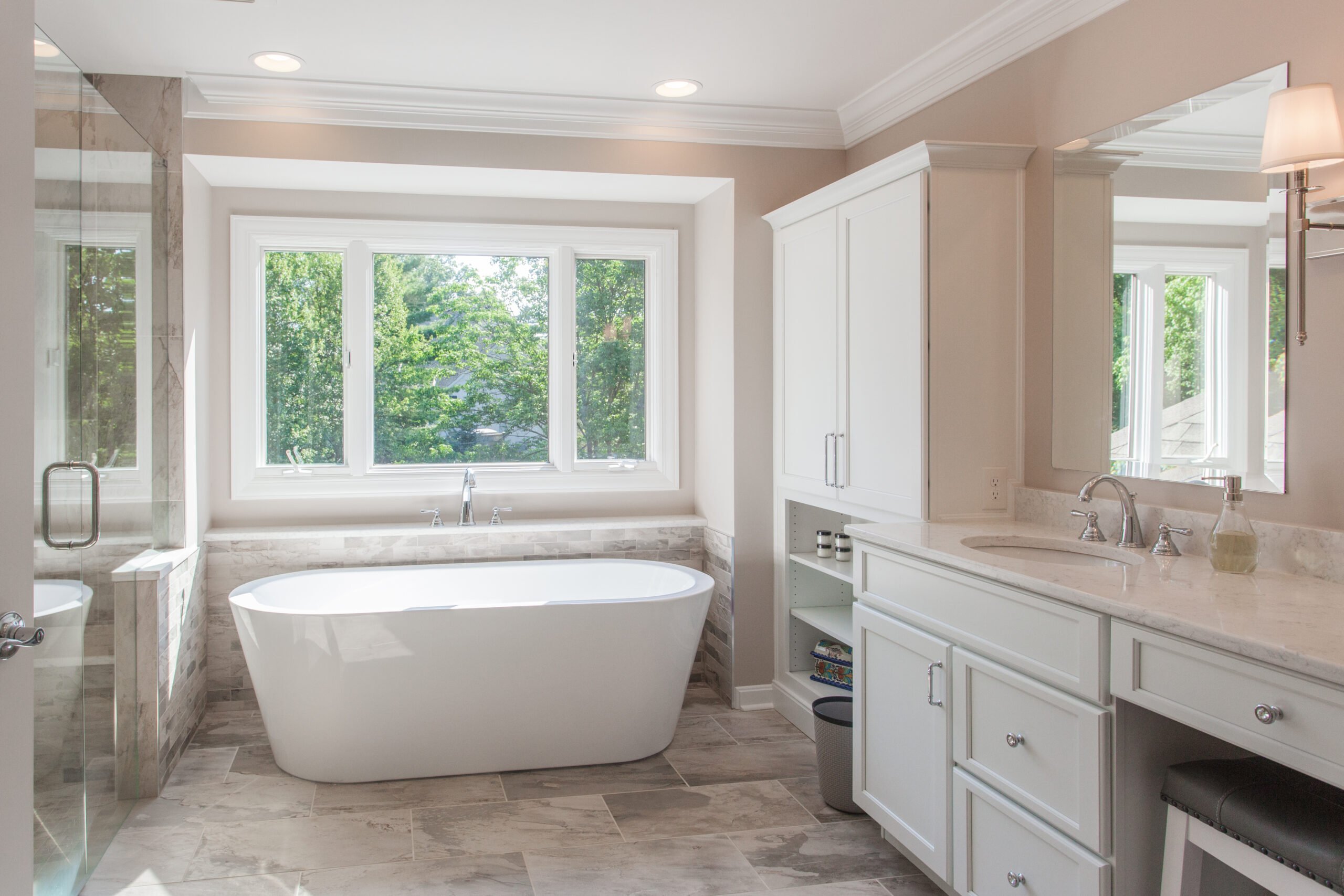 Luxurious & Lovely Montgomery Master Bath