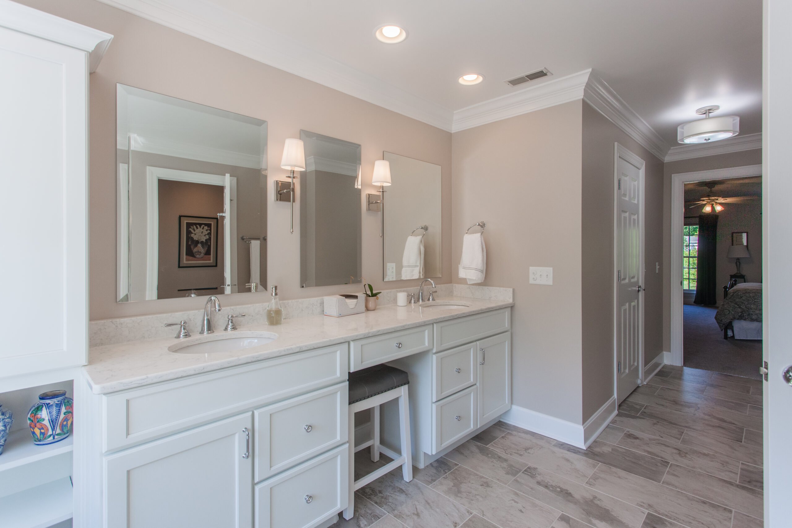 Luxurious & Lovely Montgomery Master Bath