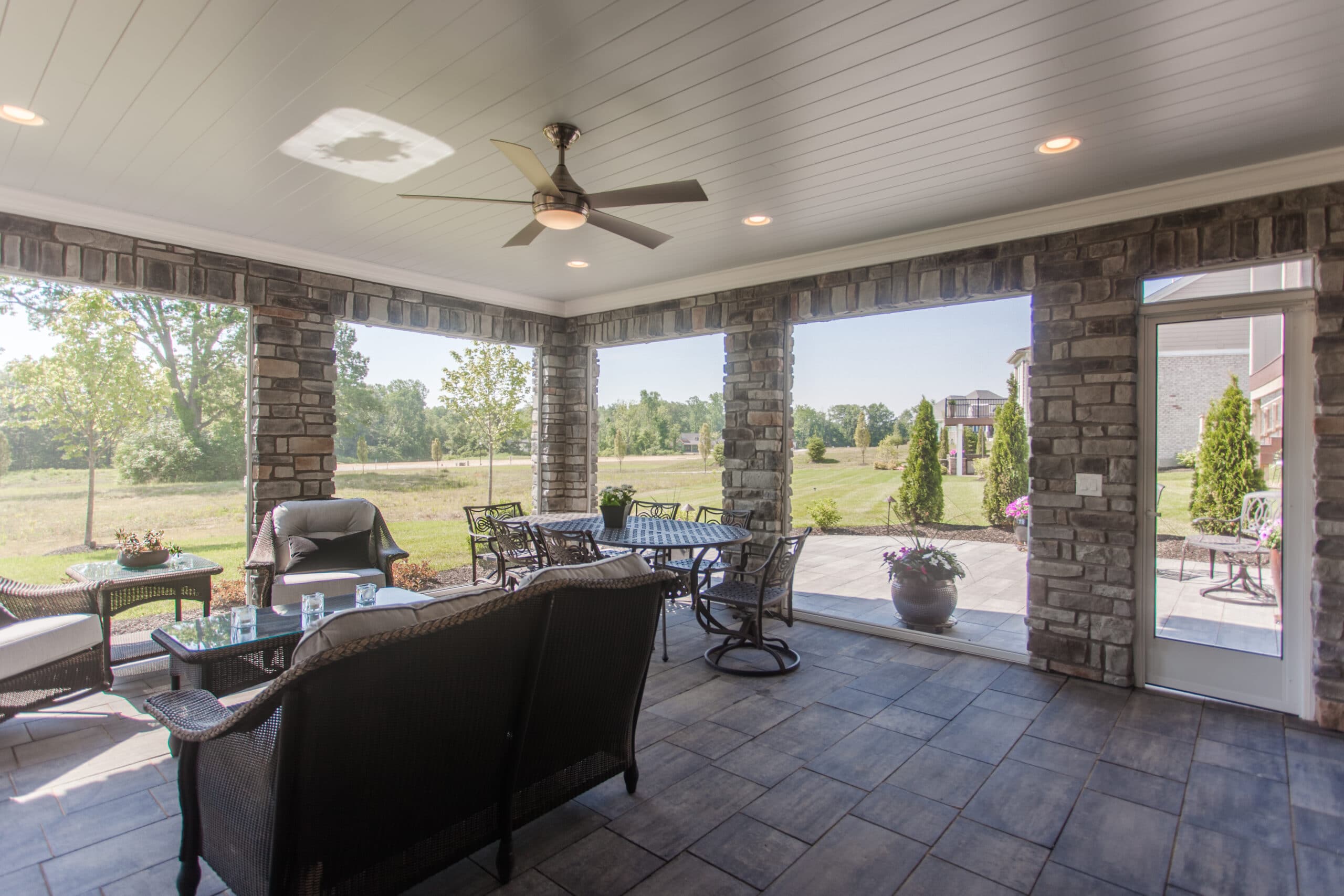 Marvelous Mason Sunroom, Screen Porch, & Patio