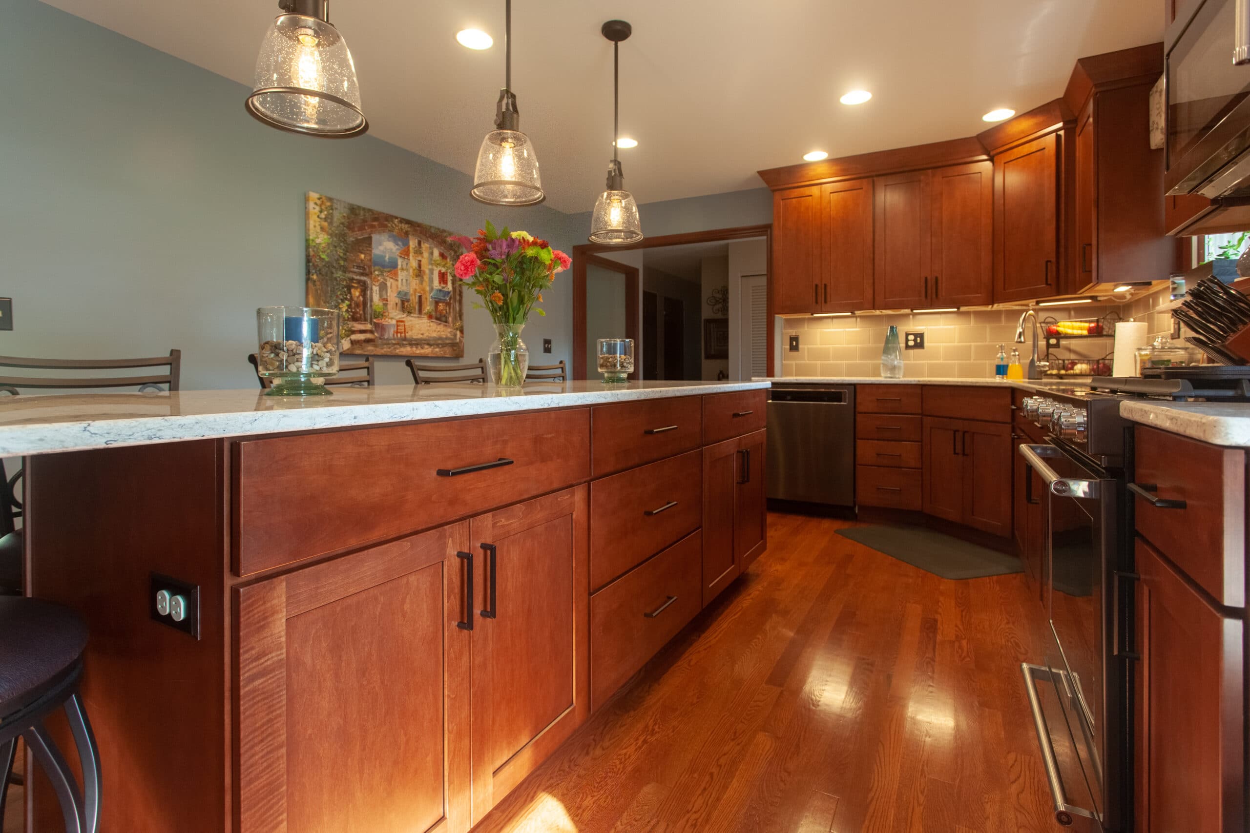Storage And Seating In A Mt. Washington Kitchen