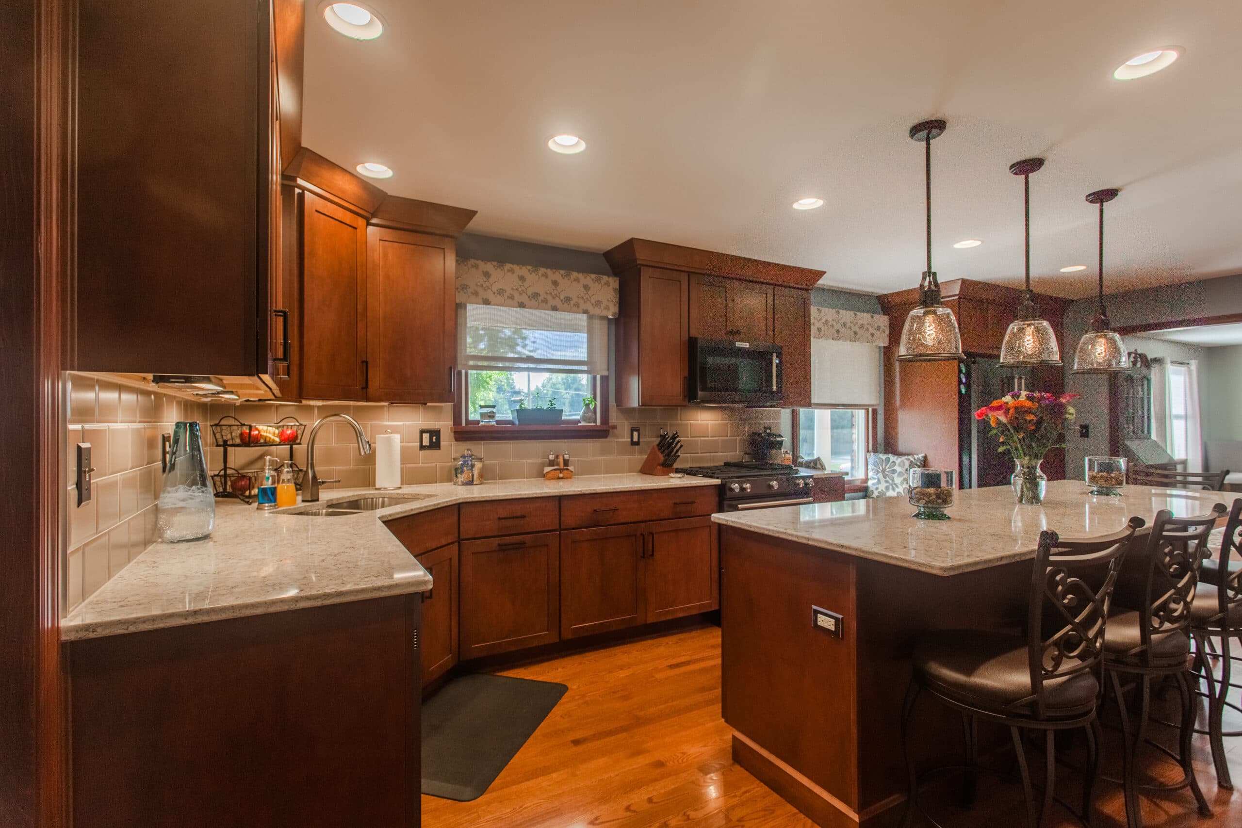 Storage And Seating In A Mt. Washington Kitchen