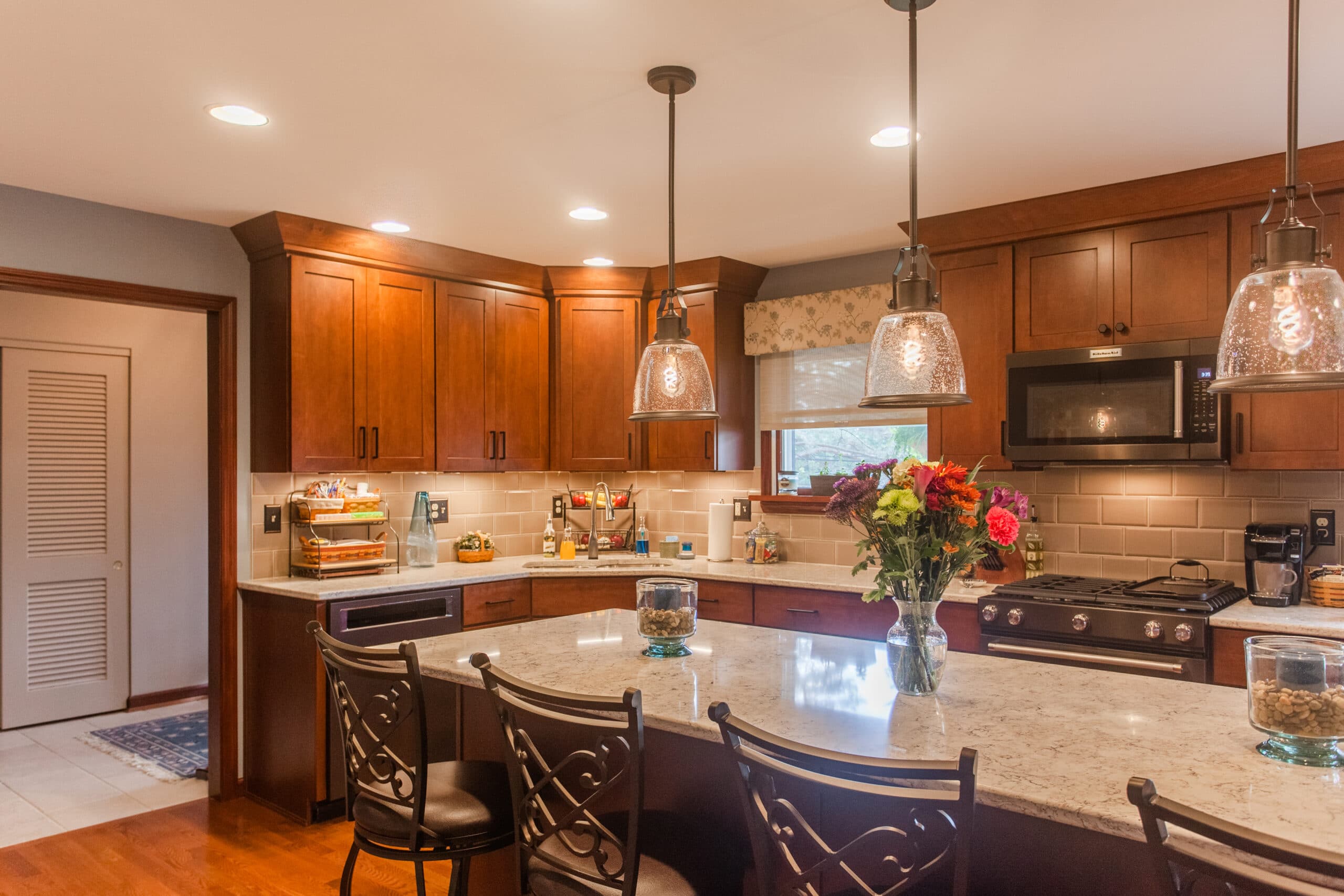 Storage And Seating In A Mt. Washington Kitchen