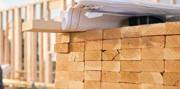 Stack of lumber